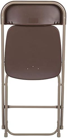 Hercules Series Plastic Folding Chair - Brown - 2 Pack 650LB Weight Capacity Comfortable Event Chair-Lightweight, alternate