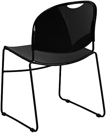 Hercules Series Ultra-Compact Plastic Stacking Event/Waiting Room Chairs, Ergonomic Lobby Chairs with Contoured, alternate
