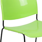 Hercules Stack Chair, Green in Green, alternate view 7