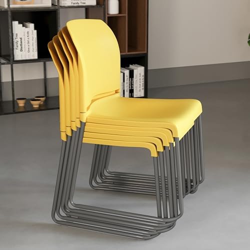 Hercules Stack Chair, Yellow, alternate view 6