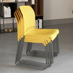 Hercules Stack Chair, Yellow, alternate view 6