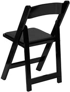 Hercules Wood Folding Chair, Black, 2-Pack in Black, alternate view 6