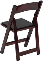 Hercules Wood Folding Chair, Mahogany, 4-Pack, alternate view 4