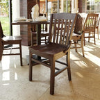 Hercules Wood School House Back Restaurant Chair, Walnut, alternate view 2