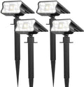 HGGH Solar Lights Outdoor Waterproof IP67, 60 LED 3 Lighting Modes Solar Spot Lights Outdoor for Yard Garden