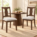 High-Back Dining Chairs Set of 2, Upholstered Side Chairs