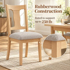 High-Back Dining Chairs Set of 4, Upholstered Side Chairs, alternate view 5