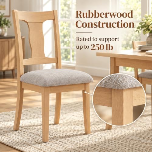 High-Back Dining Chairs Set of 4, Upholstered Side Chairs, alternate view 5