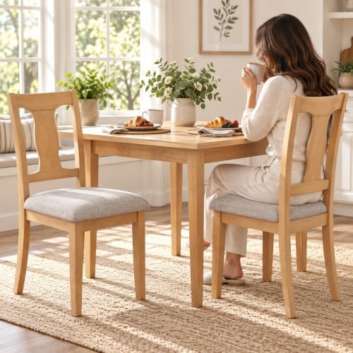 High-Back Dining Chairs Set of 4, Upholstered Side Chairs, alternate view 6