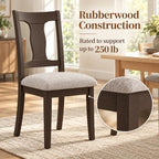 High-Back Dining Chairs Set of 8, Upholstered Side Chairs, alternate view 5