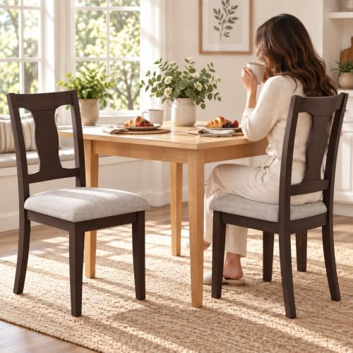 High-Back Dining Chairs Set of 8, Upholstered Side Chairs, alternate view 6