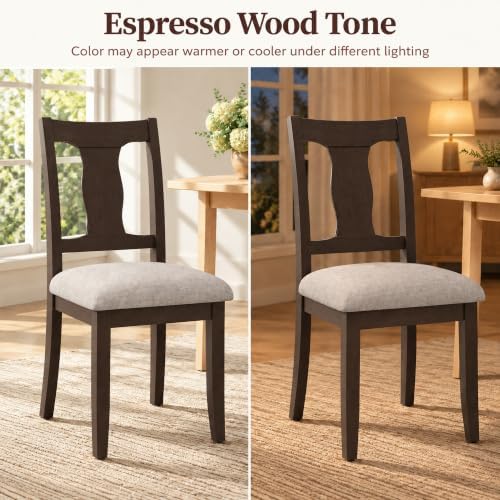 High-Back Dining Chairs Set of 8, Upholstered Side Chairs, alternate view 7