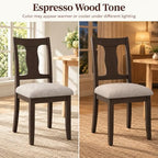 High-Back Dining Chairs Set of 8, Upholstered Side Chairs, alternate view 7