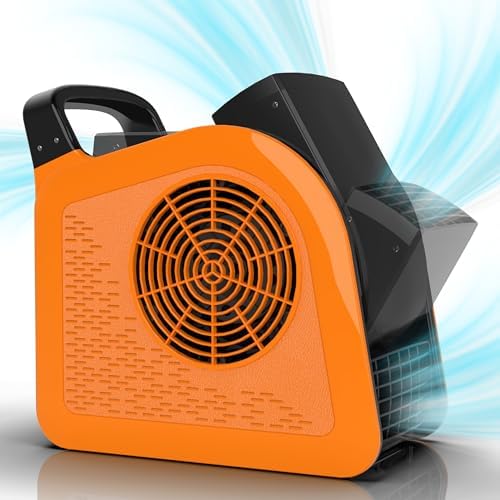 High Velocity Blower Fan - Air Mover for Drying, Cooling and Exhausting, Portable Floor Fans with 185° Rotation