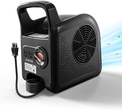 High Velocity Blower Fan - Floor Drying Fan for Cooling and Ventilating, 355 CFM Air Mover Floor Dryer, Fans for