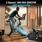 High Velocity Blower Fan - Floor Drying Fan for Cooling and Ventilating, 355 CFM Air Mover Floor Dryer, Fans for, alternate