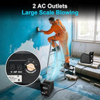 High Velocity Blower Fan - Floor Drying Fan for Cooling and Ventilating, 355 CFM Air Mover Floor Dryer, Fans for, alternate
