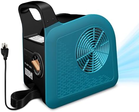 High Velocity Floor Drying Fan for Cooling, 355 CFM Air Mover Blower Fan for Job Site and Home, 3 Speeds