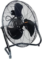 High Velocity Floor Fan, 3 Speed Portable Cooling Unit - Heavy Duty Metal Airflow for Large Shops, Garages, and