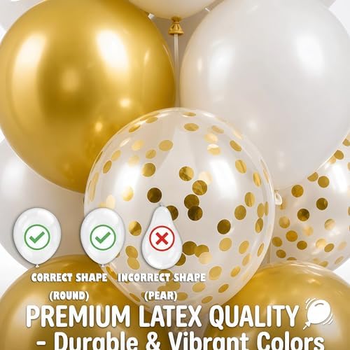Hiins Gold Balloon Column Kit Set of 2 With Base for Prom Party Decor, alternate view 6