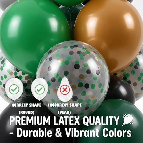 Hiins Green Brown Balloon Stand Kit for Floor and Table with Base for Party Decor, alternate view 6