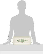 Holiday Ivory Christmas Porcelain Serving Tray in Ivory, alternate view 3