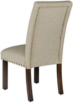 Home Decor | Classic Upholstered Parsons Dining Chairs | Set of 2 Accent Dining Chairs with Nailhead Trim, alternate view 5