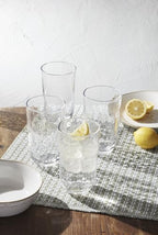 Homespun Clear Tall Highball Glasses, 20oz, Set of 4 in 20 oz in Clear, alternate view 2
