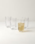 Homespun Clear Tall Highball Glasses, 20oz, Set of 4 in 20 oz in Clear, alternate view 4