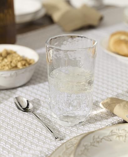 Homespun Clear Tall Highball Glasses, 20oz, Set of 4 in 20 oz in Clear, alternate view 6