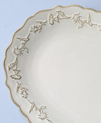 Homespun Stoneware Serving Tray in White, alternate view 4