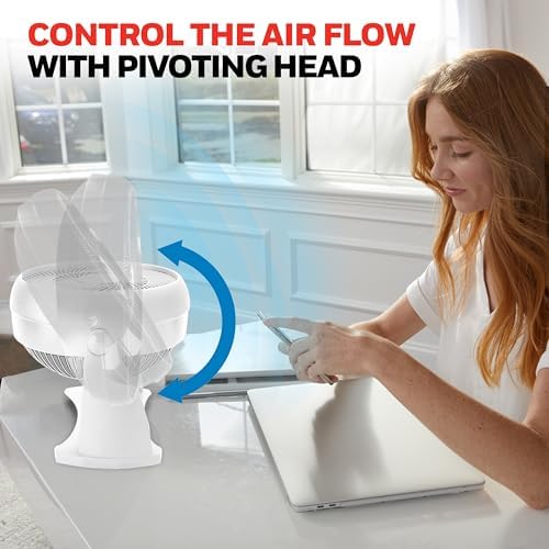Honeywell TurboForce Air Circulator, Small Tabletop Fan, Quiet Personal Fan for Home or Office, 3 Speeds, 90, alternate view