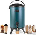 Hot Beverage Dispenser, Stainless Steel Insulated Beverage Dispenser Cold and Hot Drink dispenser with
