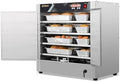 Hot Box Food Warmer Pizza Warmer w/Removable Shelves Water Tray, 4-Tier Commercial Food Warmer Hot Holding