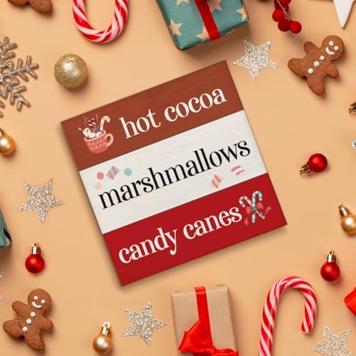 Hot Cocoa Bar Winter Decorations Indoor - Christmas Decor, alternate view 4