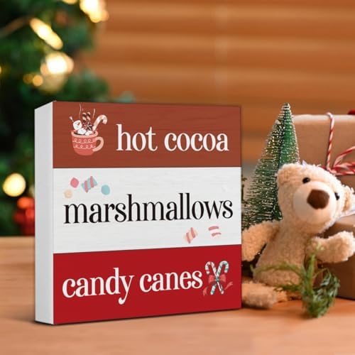 Hot Cocoa Bar Winter Decorations Indoor - Christmas Decor, alternate view 5