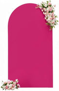 Hot Pink Arch Backdrop Cover 6FT Party Wedding Arch Covers Stretchy Backdrop Baby Shower Bridal Shower Birthday