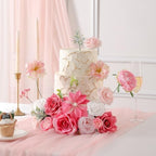 Hot Pink Artificial Flowers Combo Box Set for Wedding Bouquets Home Decor in Hot Pink, alternate view 3