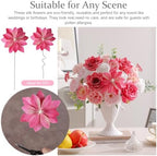 Hot Pink Artificial Flowers Combo Box Set for Wedding Bouquets Home Decor in Hot Pink, alternate view 4