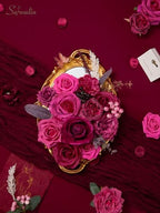 Hot Pink Artificial Flowers, Dark Magenta Silk Flowers for Wedding, alternate view 3