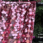Hot Pink Sequin Backdrop,4 * 10ft Pack of 2 in 4 ft W x 10 ft L (2 Panels) in Hot Pink, alternate view 6