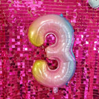 Hot Pink Sequin Backdrop for Party 8ft * 8ft 1 Panel, Square, alternate view 3