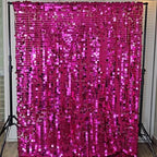 Hot Pink Sequin Backdrop for Party 8ft * 8ft 1 Panel, Square, alternate view 5