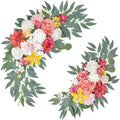 Hot Pink Wedding Arch Flowers Set of 2