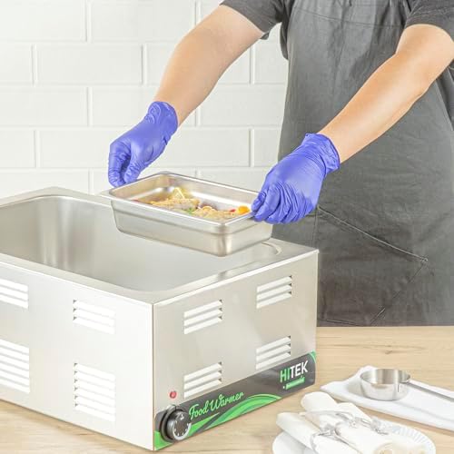 Hotel Pan 1 Count 1/4 Size Anti-Jam 2.5” Deep Freezable 24 Gauge Stainless Steel Steam Pan Lid Sold Separately, alternate