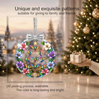 Hummingbird Tree Christmas Ornament Crystal Glass 3 * 3.3 in for Tree Decor, alternate view 5