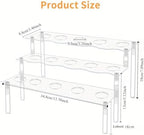 Ice Cream Cone Holder, 3 Tier Acrylic Cupcake Stand, 15 Holes in Clear, alternate view 3