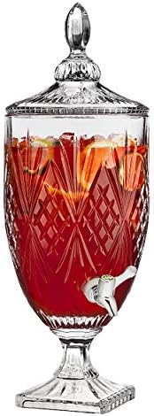 Iced Beverage Dispenser, Dublin Crystal Collection - 1 Gallon