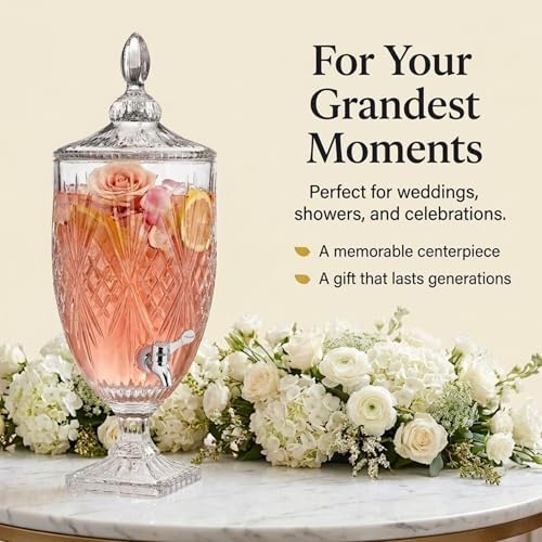 Iced Beverage Dispenser, Dublin Crystal Collection - 1 Gallon, alternate view 6