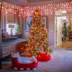 Icicle Christmas Lights Outdoor - 66FT 640 LED Icicle Lights for Outside with 8 Modes, 120 Drops Waterproof, alternate view 6